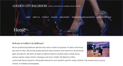 Desktop Screenshot of goldencityballroom.com