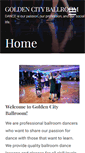 Mobile Screenshot of goldencityballroom.com